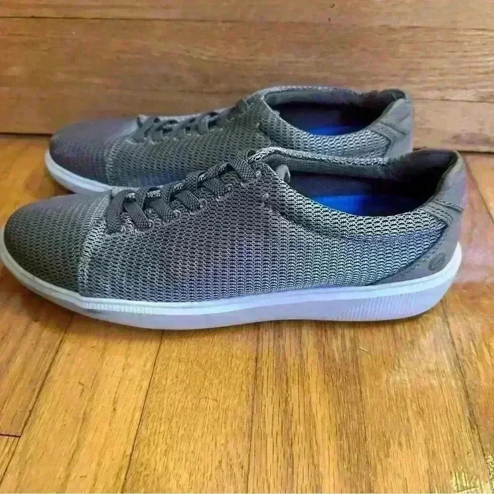Gray Clarks Men's Cambro Low Textile Lace Up Casual Sneakers Size US 8.5M Shoes